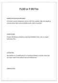 FLSD or F-89 Fire Exam &vert; Practice Questions & Study Guide