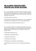 NR 442 EXAM 1 PRACTICE SCRIPT UPDATED 2026 TESTED SOLUTIONS