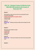 ASA 104 &ndash; Bareboat Cruising Certification Exam  2026-2028 &lpar;200 Questions with Answers &  Rationales&rpar; PDF 