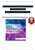 Lewis Medical-Surgical Nursing&comma; 12th Edition &lpar;Harding&rpar; &ndash; Complete Test Bank &lpar;Ch&period; 1&ndash;69&rpar;