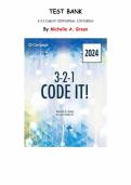 3-2-1 Code It&excl;&comma; 12th Edition &lpar;2024&rpar; &lpar;Michelle A&period; Green&rpar; &ndash; Complete Test Bank Chapters 1&ndash;20