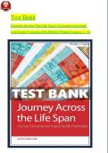 Journey Across the Life Span&colon; Human Development and Health Promotion&comma; 6th Edition &lpar;Polan&rpar; &ndash; Complete Test Bank &lpar;Ch&period; 1&ndash;14&rpar;