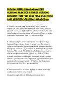 NSG6001 FINAL EXAM ADVANCED NURSING PRACTICE II THREE VERSIONS EXAMINATION TEST 2026 FULL QUESTIONS AND VERIFIED SOLUTIONS GRADED A&plus;