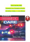 Paramedic Care&colon; Principles & Practice&comma; 6th Edition &lpar;Bledsoe&rpar; &ndash; Complete Test Bank &lpar;Volumes 1&ndash;5&rpar;