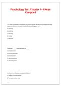 Psychology Test Chapters 1&ndash;4 &vert; Hope & Campbell Study Guide