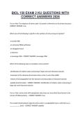 BIOL 150 EXAM 2 KU QUESTIONS WITH CORRECT ANSWERS 2026