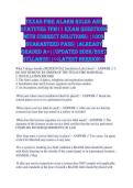 Texas Fire Alarm Rules and Statutes TFM11 EXAM QUESTIONS WITH CORRECT SOLUTIONS&vert;&vert;100&percnt; GUARANTEED PASS&vert;&vert;ALREADY GRADED A&plus;&vert;&vert;UPDATED 2026&sol;2027 SYLLABUS&vert;&vert;<<LATEST BERSION>>