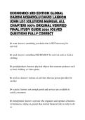 ECONOMICS 3RD EDITION GLOBAL  DARON ACEMOGLU DAVID LAIBSON  JOHN LIST SOLUTIONS MANUAL ALL  CHAPTERS 100&percnt; ORIGINAL VERIFIED  FINAL STUDY GUIDE 2026 SOLVED  QUESTIONS FULLY CORRECT 