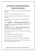 IGCSE PHYSICS &vert; TOP SCORES MADE SIMPLE &vert; TRUSTED TEST SOLUTIONS&excl;