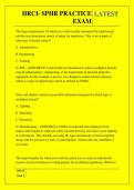 HRCI- SPHR PRACTICE EXAM  QUESTIONS AND ANSWERS 2026