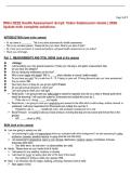 WGU D222 Health Assessment Script&colon; Video Submission Guide &vert; 2026 Update with complete solutions&period;