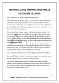 TBS PHASE 3 EXAM &vert; TOP SCORES MADE SIMPLE &vert; TRUSTED TEST SOLUTIONS&excl;