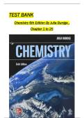 Full Test Bank for Chemistry 6th Edition by Julia Burdge Complete Coverage &lpar;Chapters 1-25&rpar; Verified Questions & Correct Answers General Chemistry &sol; Science & Engineering Updated 2026 Version