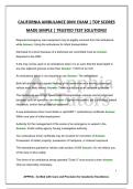 CALIFORNIA AMBULANCE DMV EXAM &vert; TOP SCORES MADE SIMPLE &vert; TRUSTED TEST SOLUTIONS&excl;