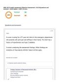 WGU D222 health assessment Objective Assessment &vert; OA 58 Questions and Answers &vert; 2026 Update &vert; 100&percnt; Correct&period;