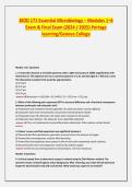 BIOD 171 Essential Microbiology &ndash; Modules 1&ndash;6 Exam & Final Exam &lpar;2024 &sol; 2025&rpar; Portage learning&sol;Geneva College