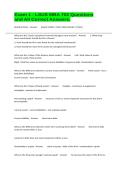 Exam 1 - LSUS MBA 702 Questions and All Correct Answers&period;