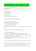 LSUS MBA 702 - Zhu - Module 1 Final Exam Questions and Actual Answers&period;
