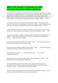 MBA 702 EXAM 3 Questions with Correct Answers 2026 Updated&period;