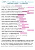 ACLS Pre-Course Self-Assessment Exam &ndash; Advanced Cardiovascular Life Support &ndash; Elaborated A&plus;-Level Questions and Answers