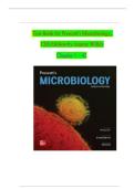 TEST BANK FOR PRESCOTT'S MICROBIOLOGY 12TH EDITION BY JOANNE WILLEY AND SANDMAN ALL CHAPTERS 1-42 FULLY COVERED QUESTIONS AND ANSWERS GRADED A&plus; &vert;LATEST UPDATE&vert; &vert;2025-26&vert;