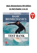 Full Test Bank for Basic Biomechanics 9th Edition by Susan J&period; Hall Complete Coverage &lpar;Chapters 1-15&rpar; Verified Questions & Correct Answers Kinesiology &sol; Physics of Human Motion &sol; Sports Science Updated 2026 Version