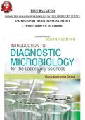 Introduction to Diagnostic Microbiology for the Laboratory Sciences &lpar;2nd Edition&rpar; &ndash; Test Bank &vert; Delost &vert; Complete Exam Preparation Material
