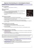 ALLES&colon;Samenvatting alle lessen Inleiding in de criminologie 18&sol;20&period;