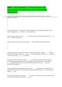 MBA 702 Module 2 Final Exam All Questions Answered Correct 2026 Updated&period;