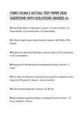 CNSC EXAM 2 ACTUAL TEST PAPER 2026 QUESTIONS WITH SOLUTIONS GRADED A&plus;