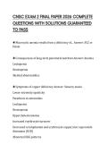 CNSC EXAM 2 FINAL PAPER 2026 COMPLETE QUESTIONS WITH SOLUTIONS GUARANTEED TO PASS