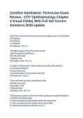 COT Exam- Questions And All Correct Solutions&vert; 2026 Update