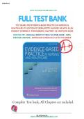 Test Bank with Verified Answers &ndash; Evidence-Based Practice in Nursing & Healthcare &lpar;4th Edition&rpar; By Bernadette Mazurek Melnyk &vert; All Chapters Covered &vert; Rated A&plus; &vert; Newest Edition