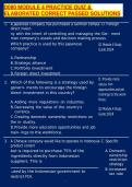 D080 MODULE 4 PRACTICE QUIZ & ELABORATED CORRECT PASSED SOLUTIONS