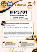 Ifp3701 Assignment 6 Portfolio &lpar;Complete Answers&rpar; 2025 - Due 20 October 2025
