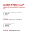 BIOL 251 Human Anatomy & Physiology I w&sol;Lab &ndash; Module 2 Exam &vert; 100&plus; Verified Questions with Answers and Rationales &vert; 2026&ndash;2027