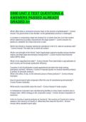 D080 UNIT 2 TEST QUESTIONS & ANSWERS PASSED ALREADY GRADED A&plus;