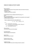 SCM 301 EXAM &num;4 STUDY GUIDE