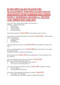ECMO Specialist Exam &ndash; Updated Questions and Verified Answers &vert; 2026&ndash;2027 &vert; Comprehensive ECMO Management Review
