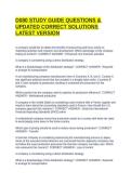 D080 STUDY GUIDE QUESTIONS & UPDATED CORRECT SOLUTIONS LATEST VERSION