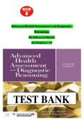 Test Bank for Advanced Health Assessment and Diagnostic Reasoning&comma; 4th Edition &ndash; Jacqueline Rhoads & Sandra Wiggins Petersen &vert; Latest Update 2026 &vert; Exam Prep &vert; GRADED A&plus;