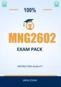 MNG2602 Exam Pack 2026  - Distinction Guaranteed  &lowbar;UNISA