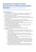 Comprehensive Guide to Reproductive Health and Nursing Considerations &lpar;MY&rpar; 