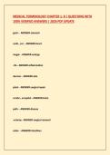 MEDICAL TERMINOLOGY CHAPTER 1- 8 &vert; QUESTIONS WITH  100&percnt; VERIFIED ANSWERS &vert; 2026 PDF UPDATE