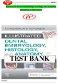 Test Bank  &ndash; Illustrated Dental Embryology&comma; Histology&comma; and Anatomy &lpar;5th Edition&rpar; By Fehrenbach &vert; All Chapters Covered &vert; Rated A&plus; &vert; Newest Edition