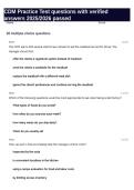 CDM Practice Test questions with verified answers 2025&sol;2026 passed
