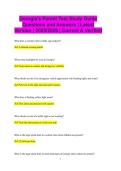 Georgia's Permit Test Study Guide Questions and Answers &vert; Latest Version &vert; 2025&sol;2026 &vert; Correct & Verified