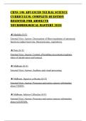 CBNS 106 ADVANCED NEURAL SCIENCE CURRICULUM&colon; COMPLETE QUESTION REGISTER FOR ABSOLUTE NEUROBIOLOGICAL MASTERY 2026