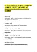 CBNS 106 EXAMINATION TEST PAPER 2026&colon; COMPLETE COGNITIVE QUESTION AND RESPONSE DATA SET FOR HIGH-RIGOR PRACTICE