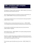 CDM 1 questions with complete solutions 2025-2026